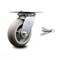 Service Caster 6 Inch Heavy Duty Thermoplastic Caster with Roller Bearing and Swivel Lock SCC SCC-35S620-TPRRD-BSL - alternate 1
